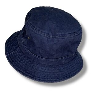 Dorfman Pacific Co Navy Blue Bucket Hat Cotton Packable Women's or Men's Unisex